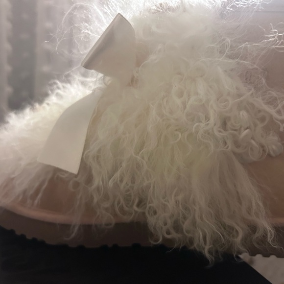 Like New UGG Classic Mini Mongolian Boots - Picture 7 of 10